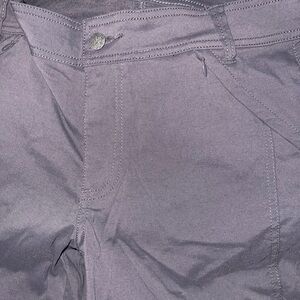 Prana Women's Gray Flat Front Shorts
